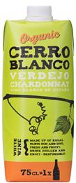 Cerro Blanco Organic Verdejo Chardonnay kartonkitölkki